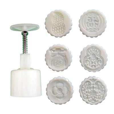 Lucky Bag Moon Cake Mold Household Mung Bean Cake Model Printed with Embossed Ice-skin Pastry Baking Grinding Tool
