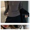 Women S Slim Fit Long Sleeve Turtleneck Base Top Versatile Casual Outerwear