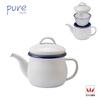 Toyo Horo pure enamel teapot (with strainer) White Size: Approx. W18 D10.6 H12.5 PU-2306