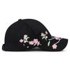 New Women Spring Summer Embroidery Floral Baseball Cap Casual Adjustable Female Lady Sun Cap Hat For Women