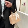 Women Summer Straw Woven Tote Small Clutch Bags Retro Ladies Beach Basket Handbags Vacation Travel Shopping Purse