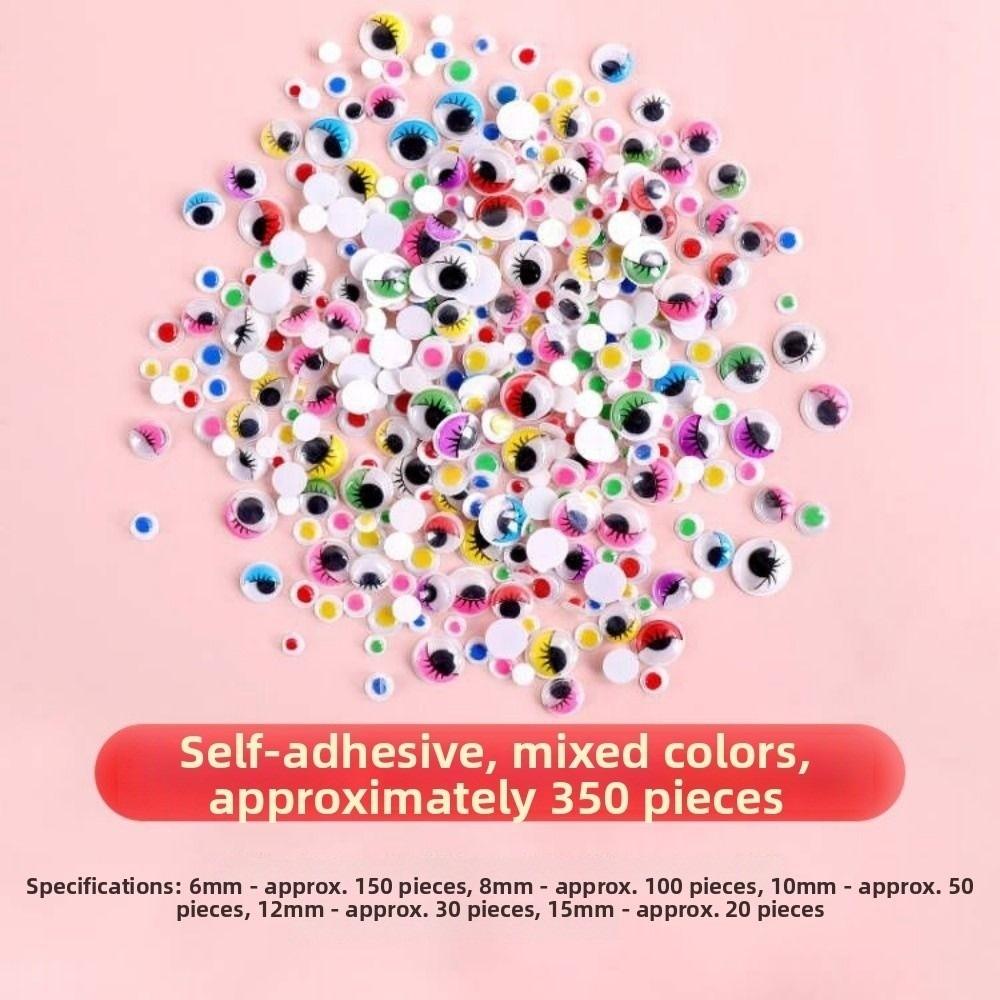 50/100pcs/bag DIY Colorful Activity Eyeballs Plastic Dolls Eyes Accessories Toys