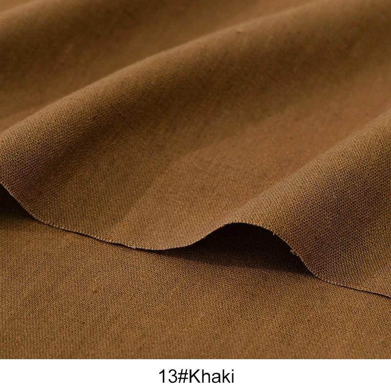 135x50/200cm Soft Faux Cotton Linen Fabric For Decorative Cloth Curtain  Clothing Tablecloth Handmade DIY Sewing Fabric W300022