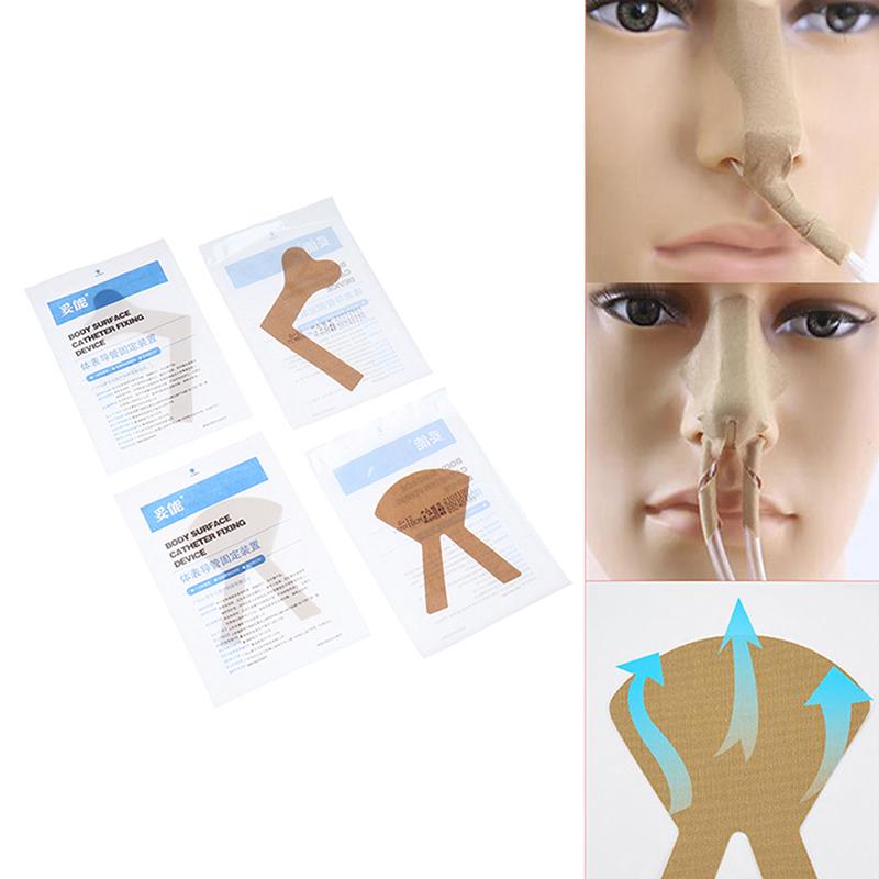 5Pcs Nose Bridge Fixed Sticker Nasal Feeding Tube For Catheter Tube Fixation