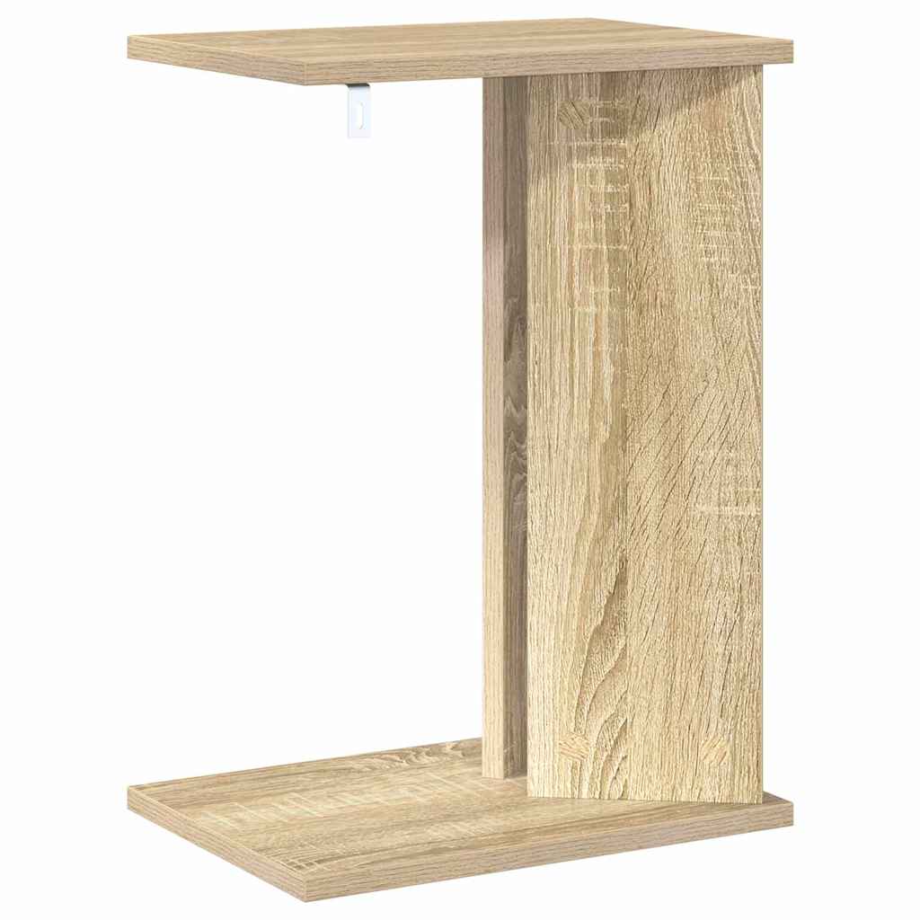 Side Table Sonoma Oak 35 X 25 X 50 Cm Particleboard