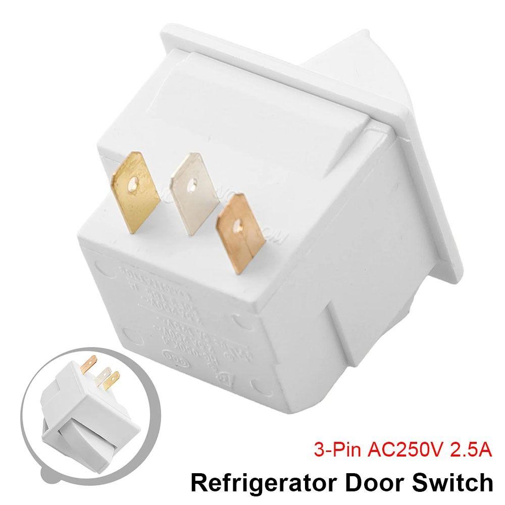 1Pcs AC250V 2.5A Fridge Switch With Integrated Auto Power Shutoff Switch Parts