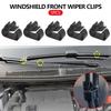For Peugeot 3008 (P84) 5008 (P87) 408x Citroen C5 Accessory 5Pcs Windshield Front Wiper Clips Wiper Arm Spray Pipe Clamp Buckle