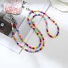 Korean Pearl Chain Beaded Phone Lanyard Crossbody Elegant Bag Chain Lightweight for Shopping and Work Use