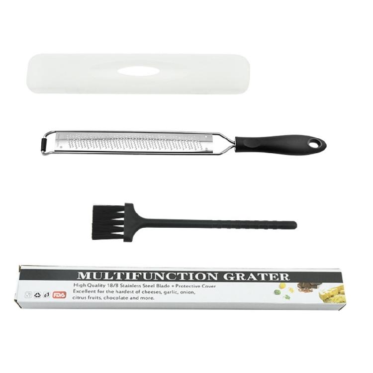 

Premium Stainless Steel Kitchen Tool Zester Grater with Handle For Grating Cheese Slicing Chocolate And Zesting Lemon