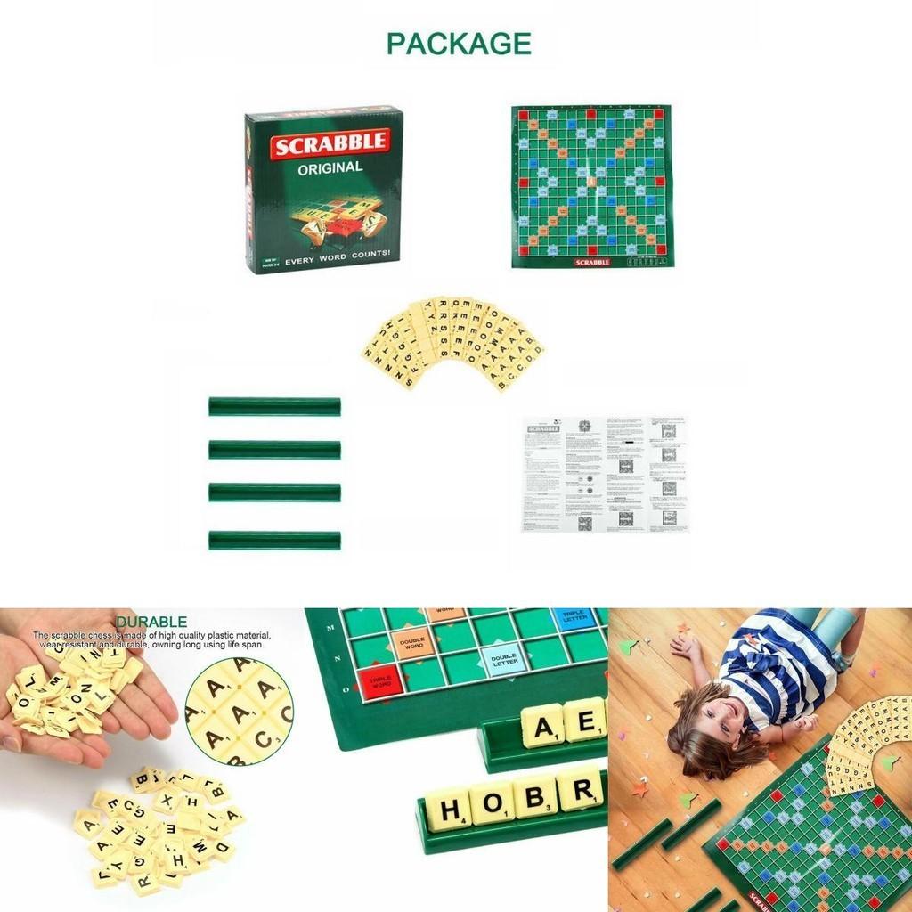 Classic Scrabble Board Game Educational Toy For Kids And Adults