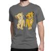 The Lion King Simba Nala T-Shirt Men Women Disney Leisure Cotton Tees Round Neck Short Sleeve T Shirt Summer Clothing