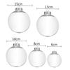 Transparent Plastic Ball Baubles Christmas Tree Hanging Ornament DIY Decoration