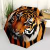 1pc Tiger Portrait Umbrella with Plastic Handle,Suitable for All Seasons Umbrellaptys26060