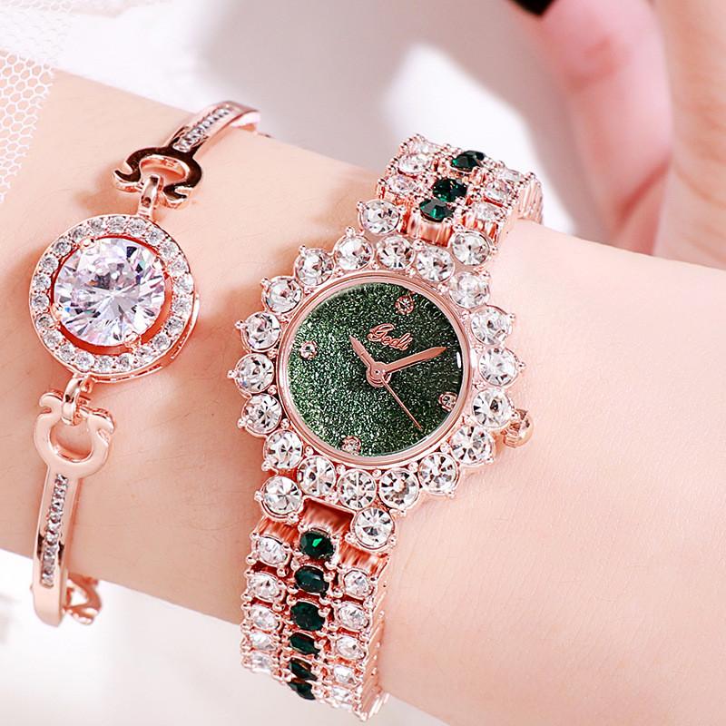 Fashion Quartz Watch For Women With Starry Sky Design And Waterproof Feature