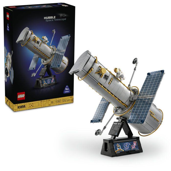 LEGO Icons 11382 - The Hubble Space Telescope - Adult DIY Building Set - Gift