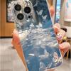 Water Butterfly Transparent Anti-drop Case for iPhone 14/15/16/17 Pro Max