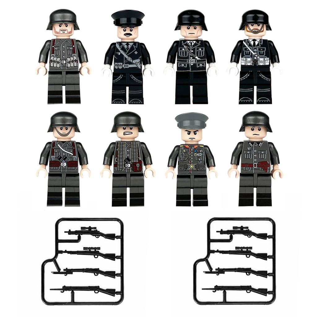 Set di Blocchi da Costruzione Militari in Plastica ABS per Ragazzi Giocattolo Creativo Fai-da-te Collezione