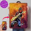 Carlos Santana Poster Individuell Vintage Metallschilder Wandkunst Retro Blechschild für Bürodekoration Gaming Schreibtisch Dekoration Zimmer Zuhause
