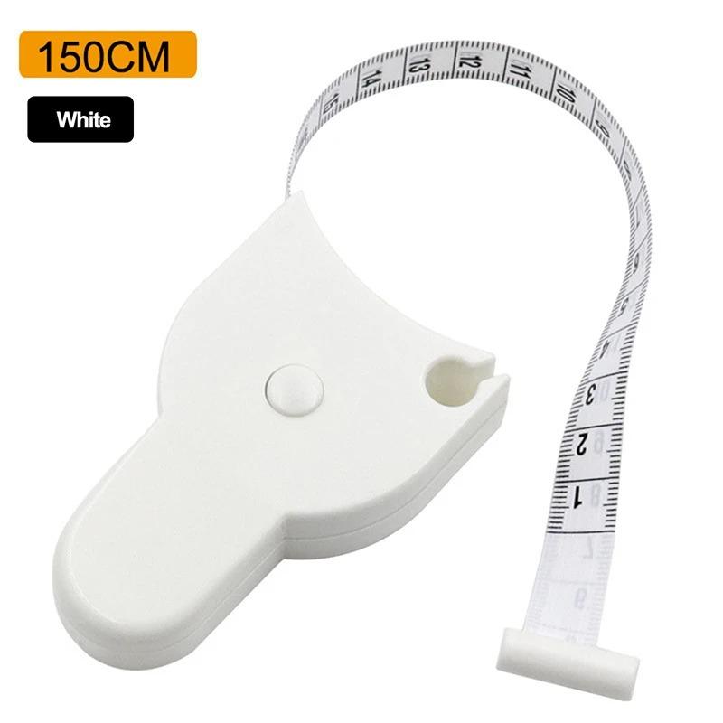 

Portable Fitness Telescopic Health Tape Measure with Handle Torch Y-shaped Tape Measure Waist Circumference Tape Measure 1.5M