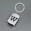 Creative Minimalist Keychain Spanish Key Pendant Metal Stainless Steel Laser Key Ring Stainless Steel Keychain for Backpack Bag Pendant