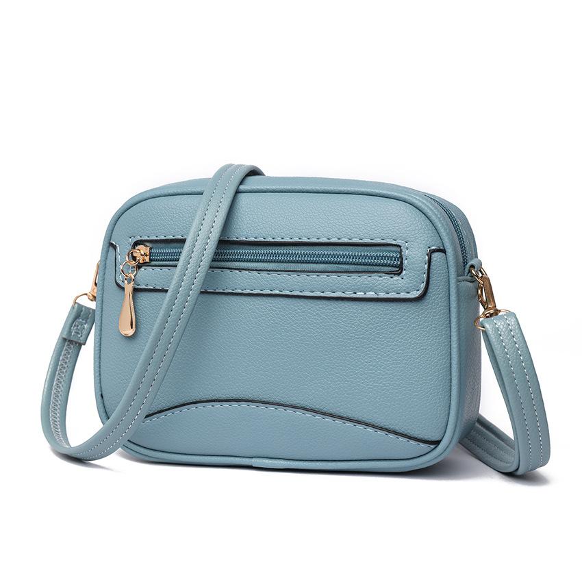 A Versatile and Trendy Small Square Bag for Women In Autumn, A Fashionable Phone Bag, and A Minimalist Leather Bag