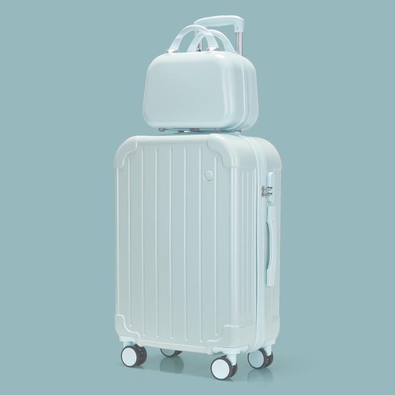 Beikarlong Mint Green 24-inch Trolley Suitcase 24 inch