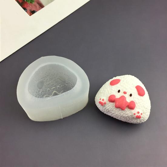 Yousheng Cartoon Animal Silicone Mold Food-Grade Baking Mold for Rice Balls Chocolate Resin Soap Cake Decorations Easy-Release Heat-Resistant DIY