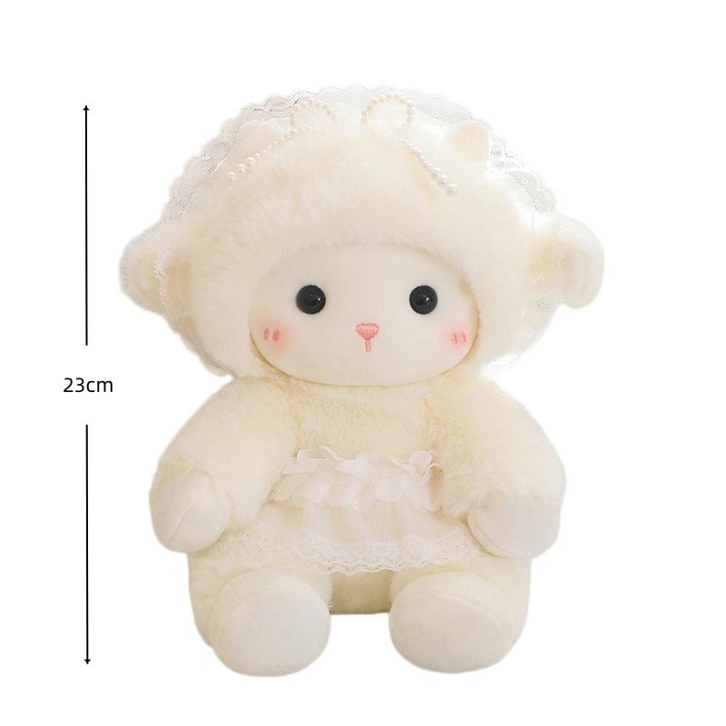 Mouton Doux Couple Lam Peluche Jouet Doux Peluche Hug Poupée Pour Enfants Filles Anniversaire Noël Cadeau Kawaii Décoration de Chambre