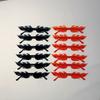 12 Pairs Per Set Flame Shaped Sunglasses New Fashion Rimless Candy Color Party Shades Trendy Design Colorful Sun Glasses