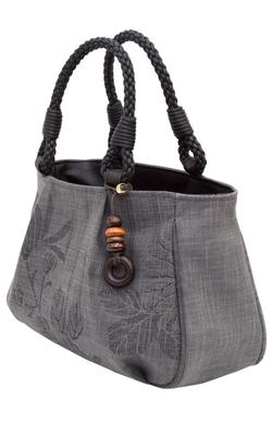 Bincho Kömürüyle Yapılmış Tote Çanta Japon Doğum Günü Nazarlığı [creareki] Kadın Çantası, Küçük, Hafif, Japonya, Mürekkep, Boyalı, Stil, Maron, Anneler Günü Hediyesi,