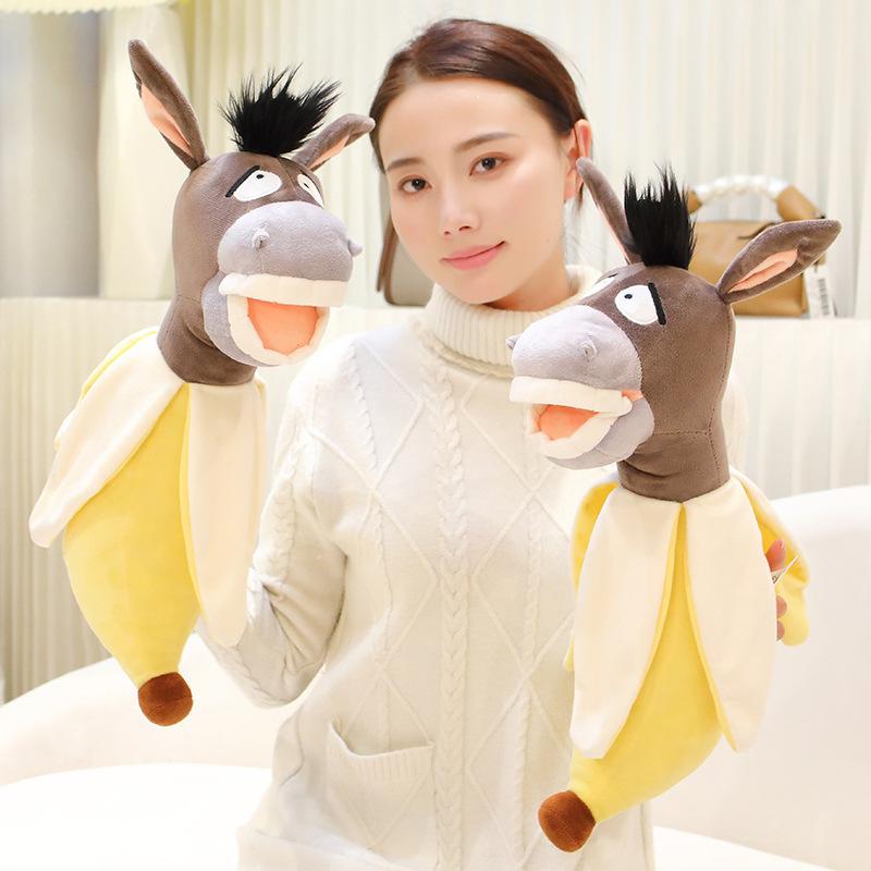 Creative Donkey Throw Pillow Plush Toy Doll Small Donkey Doll Girls Bag Keychain Gift For Girlfriends