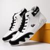 Stylish High-top Boots Men's Casual Booties Designer Soft Flats Breathable Moccasins Flats Drive Shoes Leather Sneakers