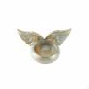 Angel Wing Candle Holder Retro Design Feathers Tealight Distressed Finish Resin