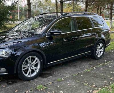 Kemer astarları (4 adet, siyah, ABS) Volkswagen Passat B7 2012-2015 için