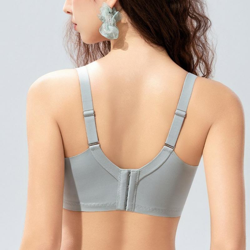 Sexy Lace Adjustable Bra Gathered and Breathable No-rim Side-lifting Bra To Prevent Breast Sagging