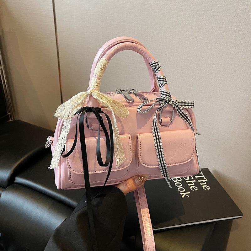 

Premium Commuter Tote 2025 Spring and Summer Large Capacity Double Pocket One Shoulder Underarm Bag 23*8*13