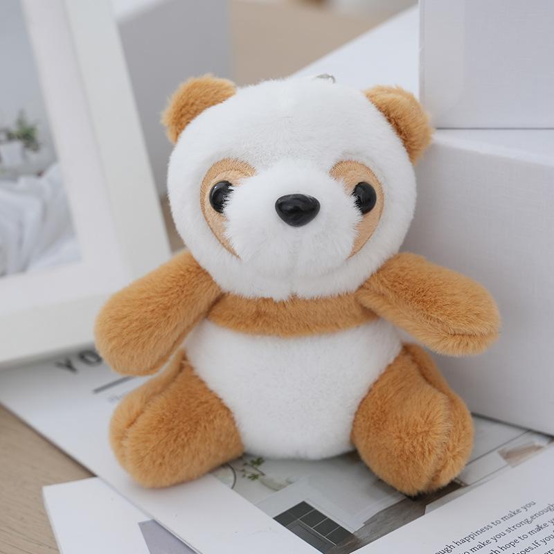 

Panda Adorable Plush Backpack Pendant Soft Toy Customizable Stuffed Animal Keepsake коричневый