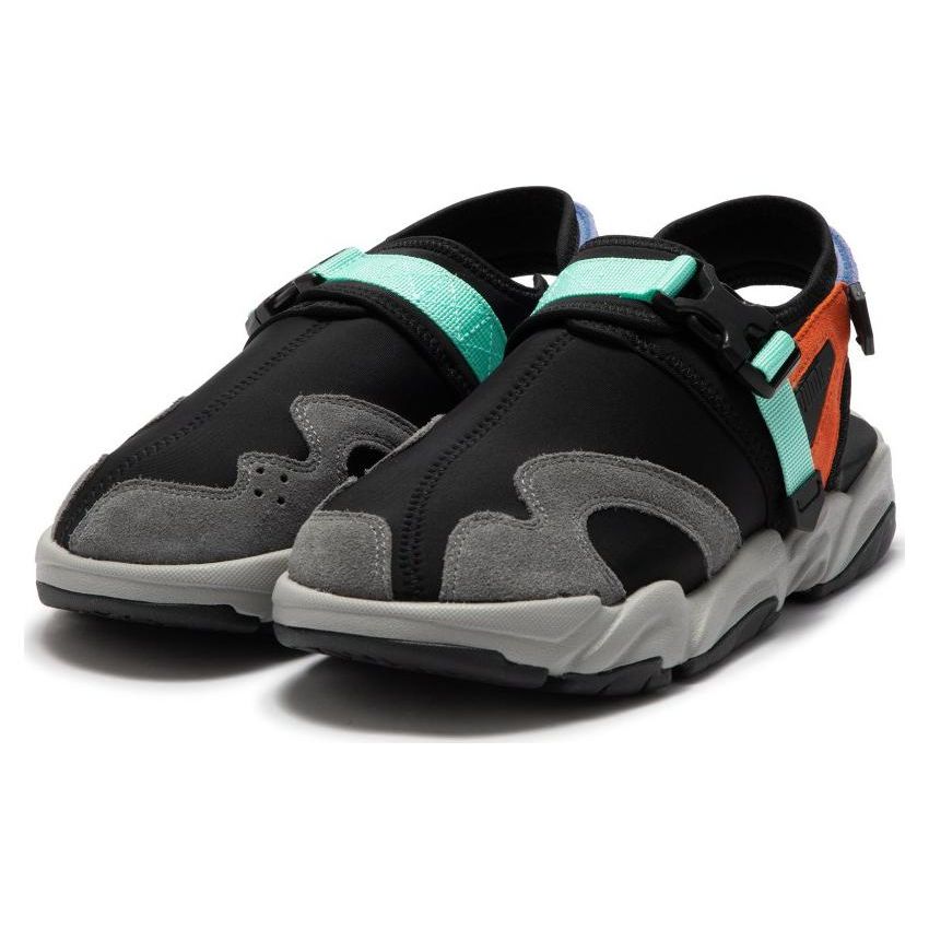 Puma TS-01 Retro Black Electric Peppermint Unisex Sneakers 390748-02
