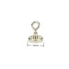 Neodymium Iron Boron Strong Magnetic Hook with No-Drill Stainless Steel Eye