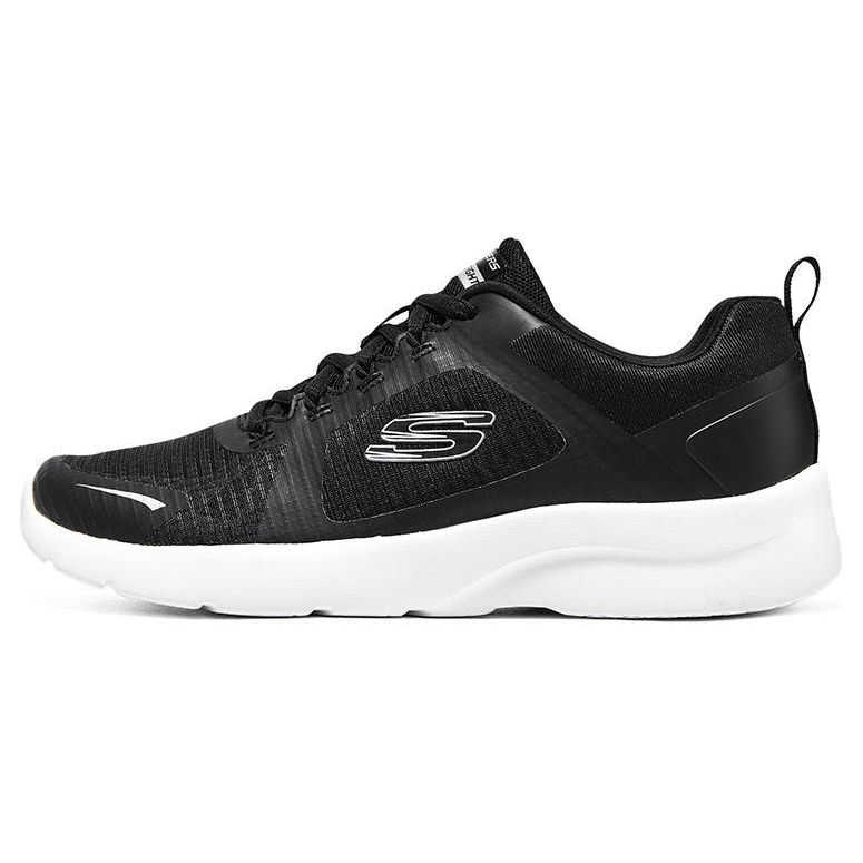 Skechers Dynamight 2.0 Fabric Sport Low-Top Lifestyle Shoes Women sneaker Black 896182-BKW 35