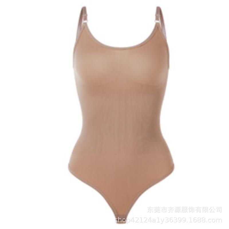 Women Seamless Open Crotch One Piece Shapewear Waist Trainer Tummy Control Body Shaper