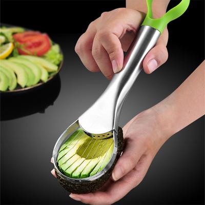 Avokado Bıçağı Kesme Paslanmaz Çelik Meyve Kesici Mutfak Aletleri Avokado Kesme Eser Meyve Dilimleri Pişirme Aletleri