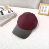 25 Early Autumn New Baseball Cap Pure Cotton Soft Top Color Matching Hat Outdoor Versatile Fashion Sunscreen Visor