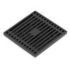 Shower Floor Drain Copper Odorproof Black Large Displacement Floor Drain Set for Bathroom Toilet