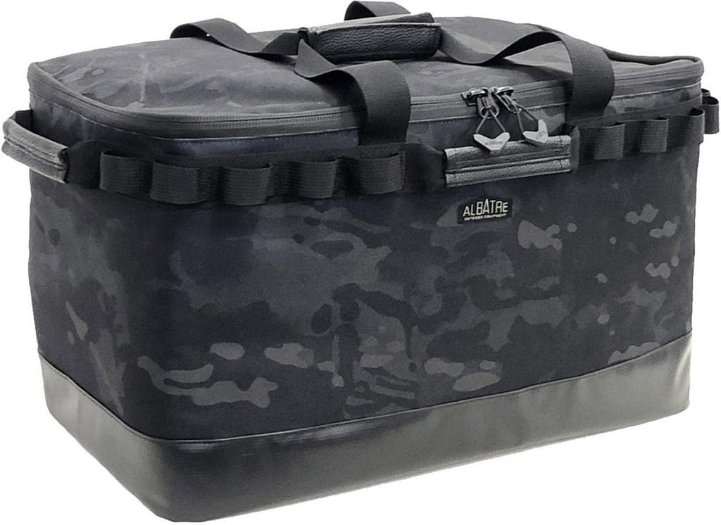 Albertle Outdoor Easy To Black Camo Bag, Multi-Gear Container, Water-Repellent, Clean, Durable,