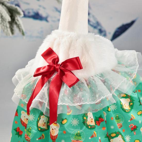 1 Set Christmas Porch Goose Outfits Outdoor Garden Lawn Yard Goose Statue Winter Santa Claus Elf Dress Xmas Holiday Party Dress-up Clothing