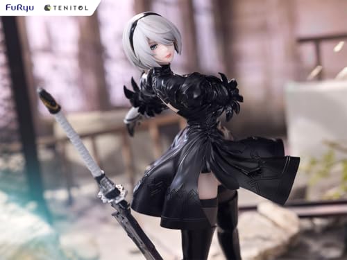 Furyu "NieR:Automata Ver. 1.1a" TENITOL 2B (YoRHa No. 2 Type B) Non-scale ATBC-PVC Pre-painted Complete Figure (AMU-TNL0101) Approximately 220mm Tall