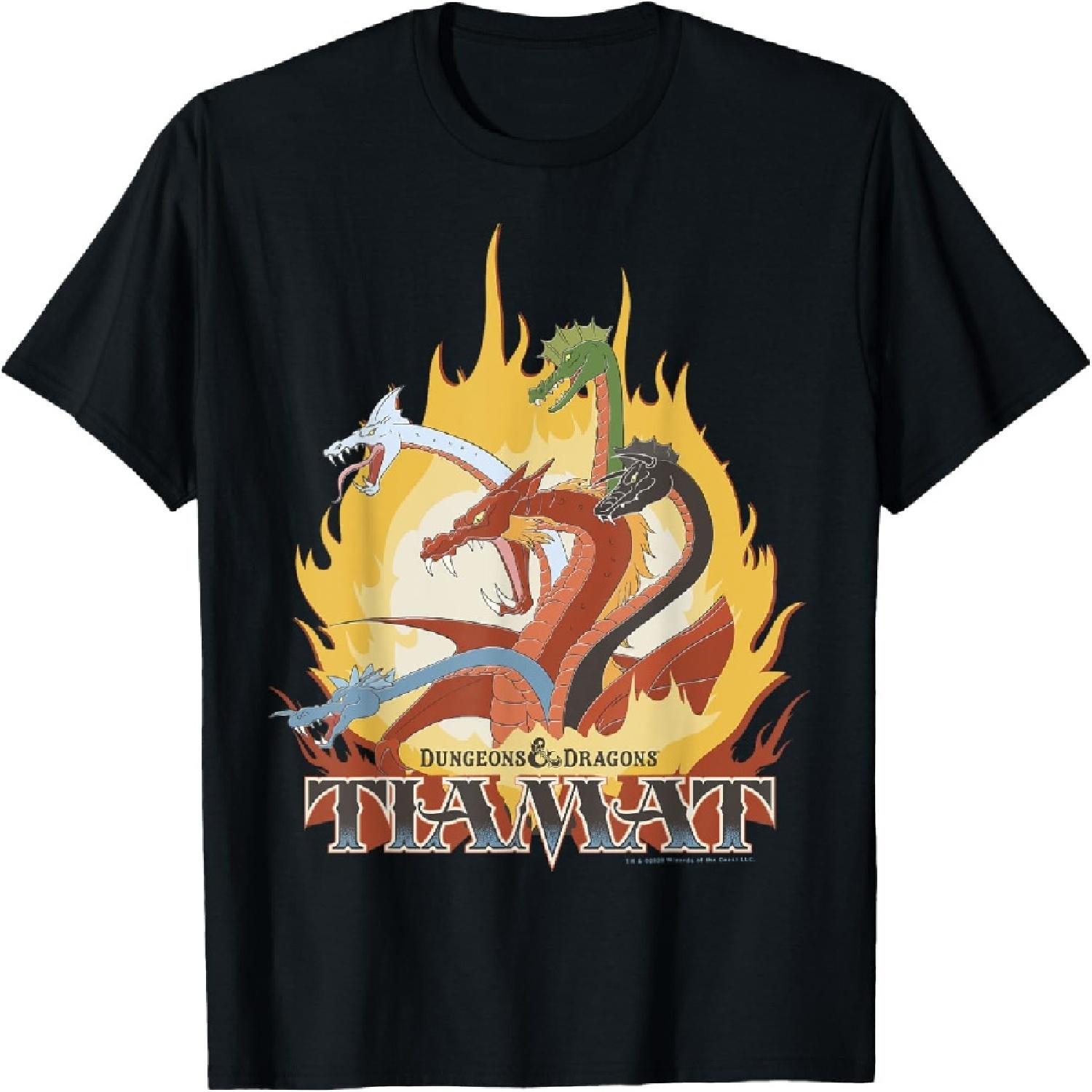 Футболка с портретом Тиамат из Dungeons & Dragons S