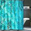 starfish Bathing Curtain  Bathroom Shower Curtain Waterproof With 12 Hooks Home Deco