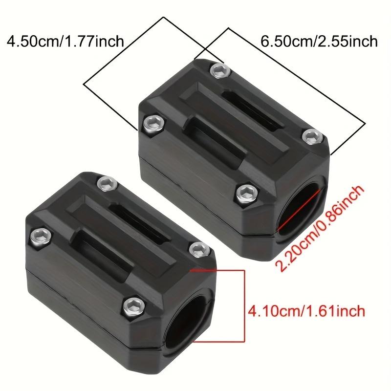 Engine Guard Protector, Material, Durable, with Buffer, for Off-road Motorcycles, 22mm/25mm/28mm Bumper Siz
